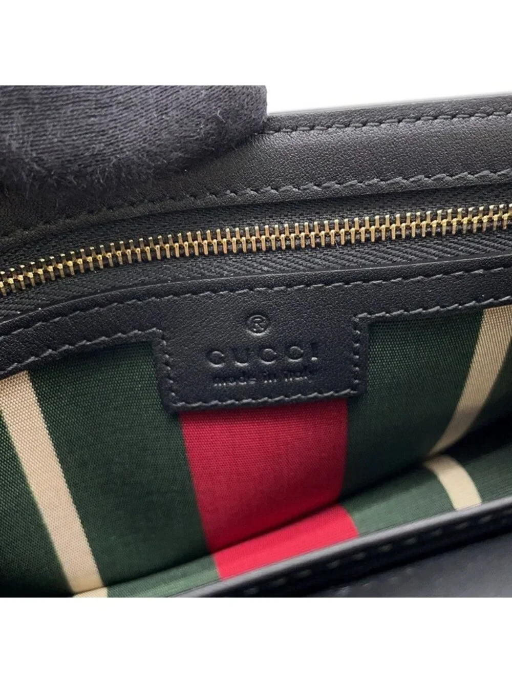 Gucci Shoulder Wallet GG Emblem Leather